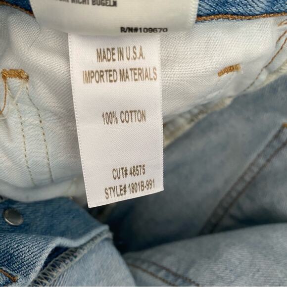 Citizens of Humanity McKenzie Curved Straight Light Denim Jeans size 29 - Picture 9 of 13